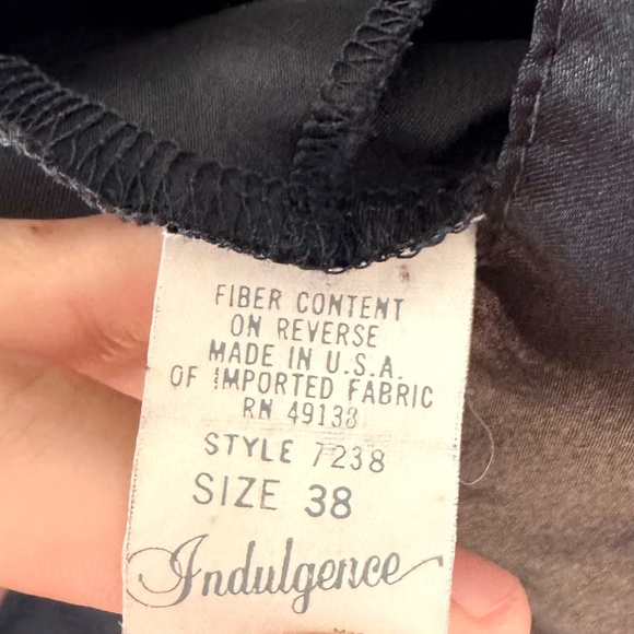 Indulgence Black Satin Camisole - Picture 6 of 7